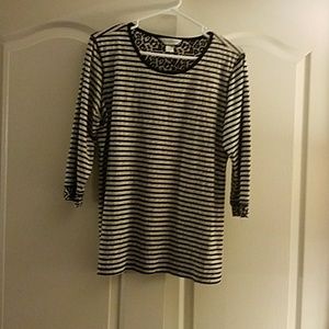 christopher & banks 3/4 sleeve tunic